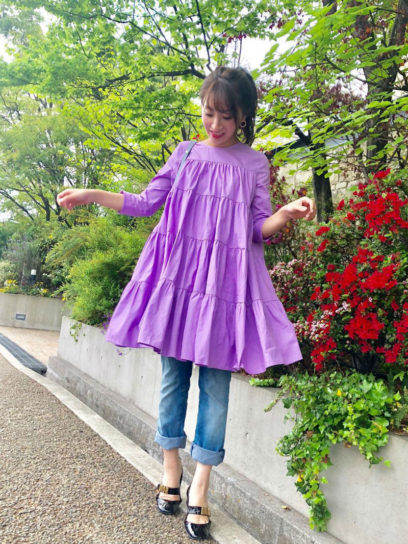 150cm小柄映え ショートティアードワンピース/ST.ROONEY | ワンピース