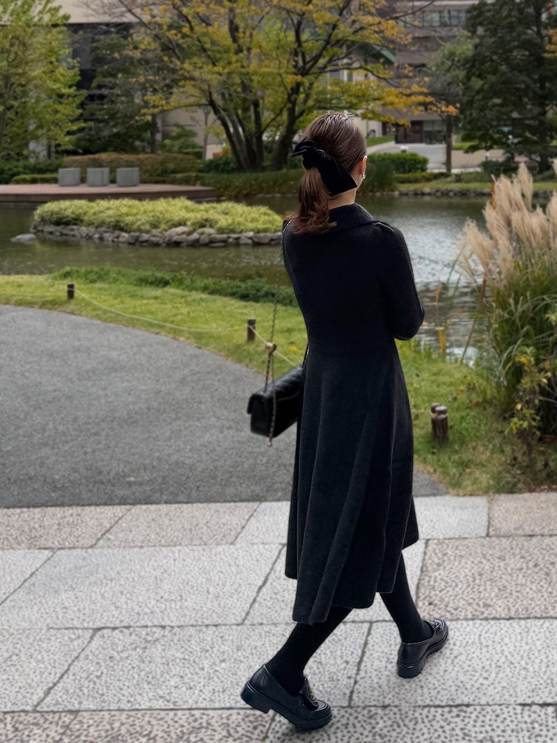 st .rooney【タグ付き新品】パールボタンニットOP パールボタンニットワンピース｜designed with Akane | ワンピース