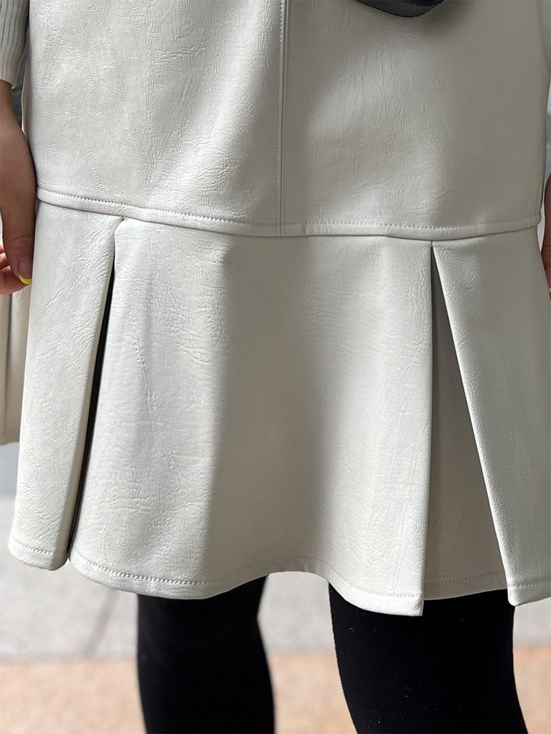 ツイードプリーツミニワンピース｜designed with Saaya Mizuno