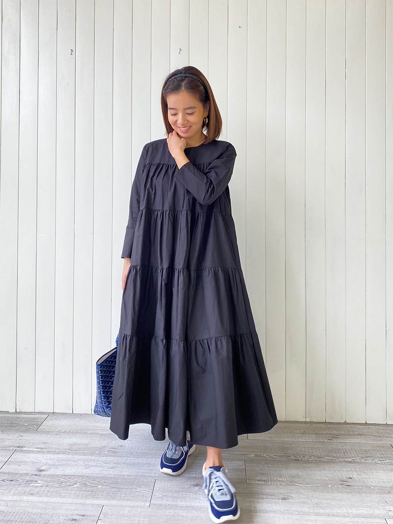 Semicouture ワンピース KASEY Y4SB15 長袖 ロング丈 セミクチュール SEMICOUTURE Semicouture ワンピース KASEY