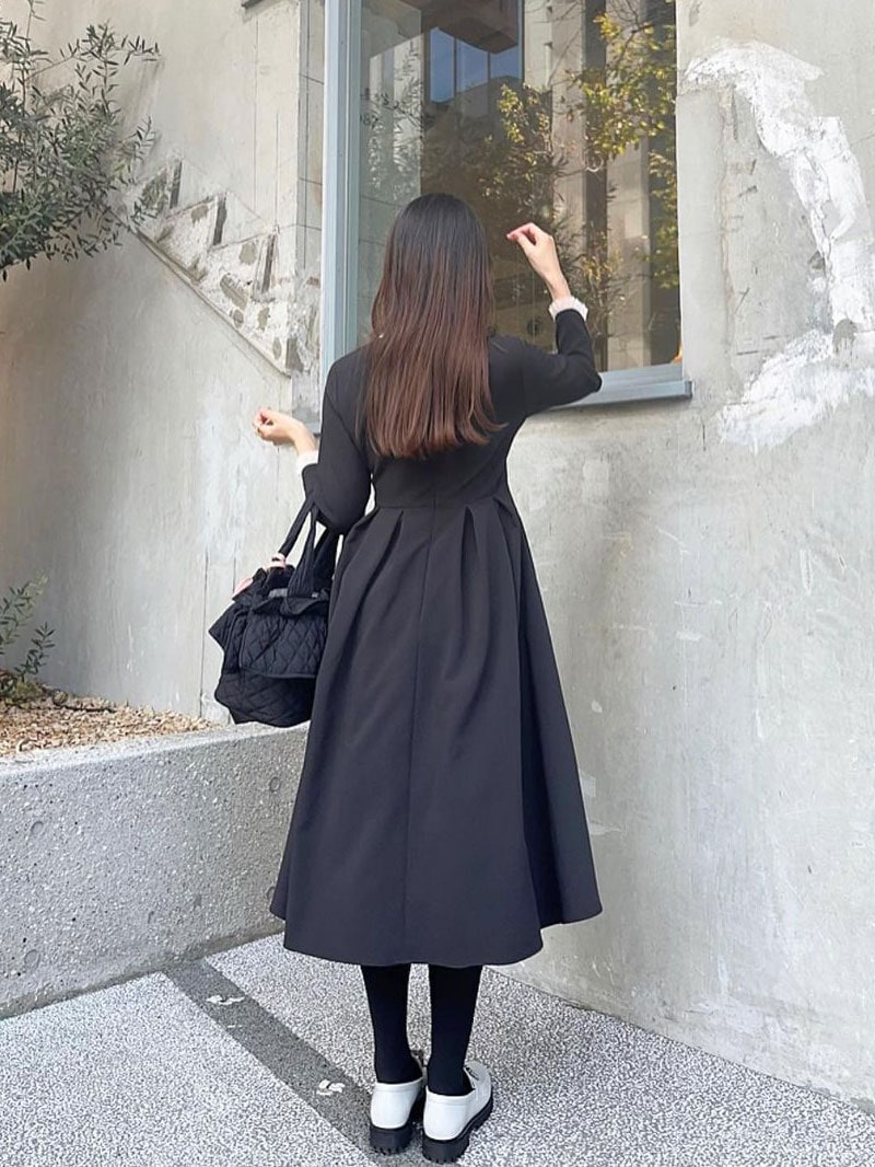 美品❣️チュールスカートが可愛い❤️ワンピース チュールタックワンピース｜小柄女性のセレモニー服Grand Series