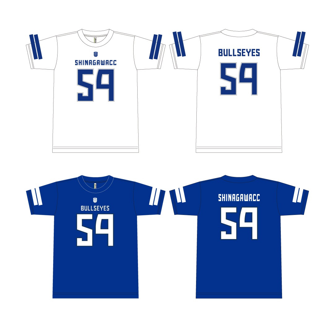 ナンバリング】品川ブルサイズ セミオーダー ユニフォームT