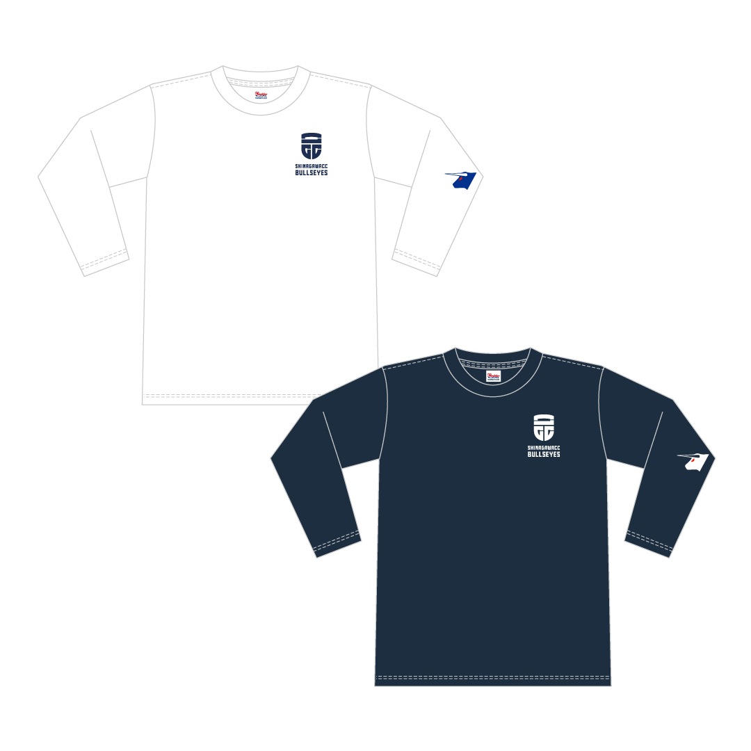 品川ブルサイズ コットンロングスリーブTシャツ