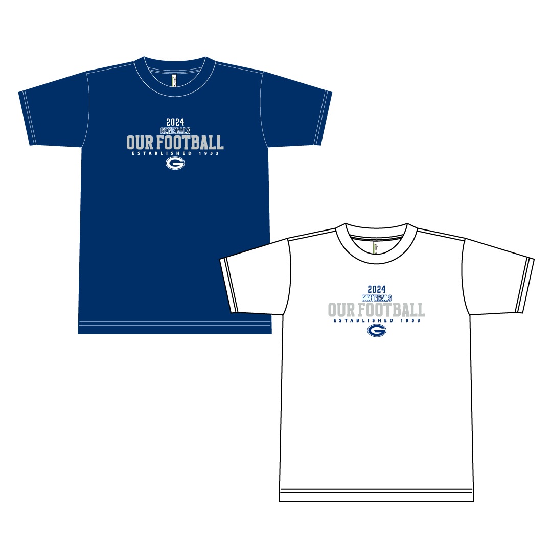 学習院大学ジェネラルズ 2024スローガンドライTシャツ