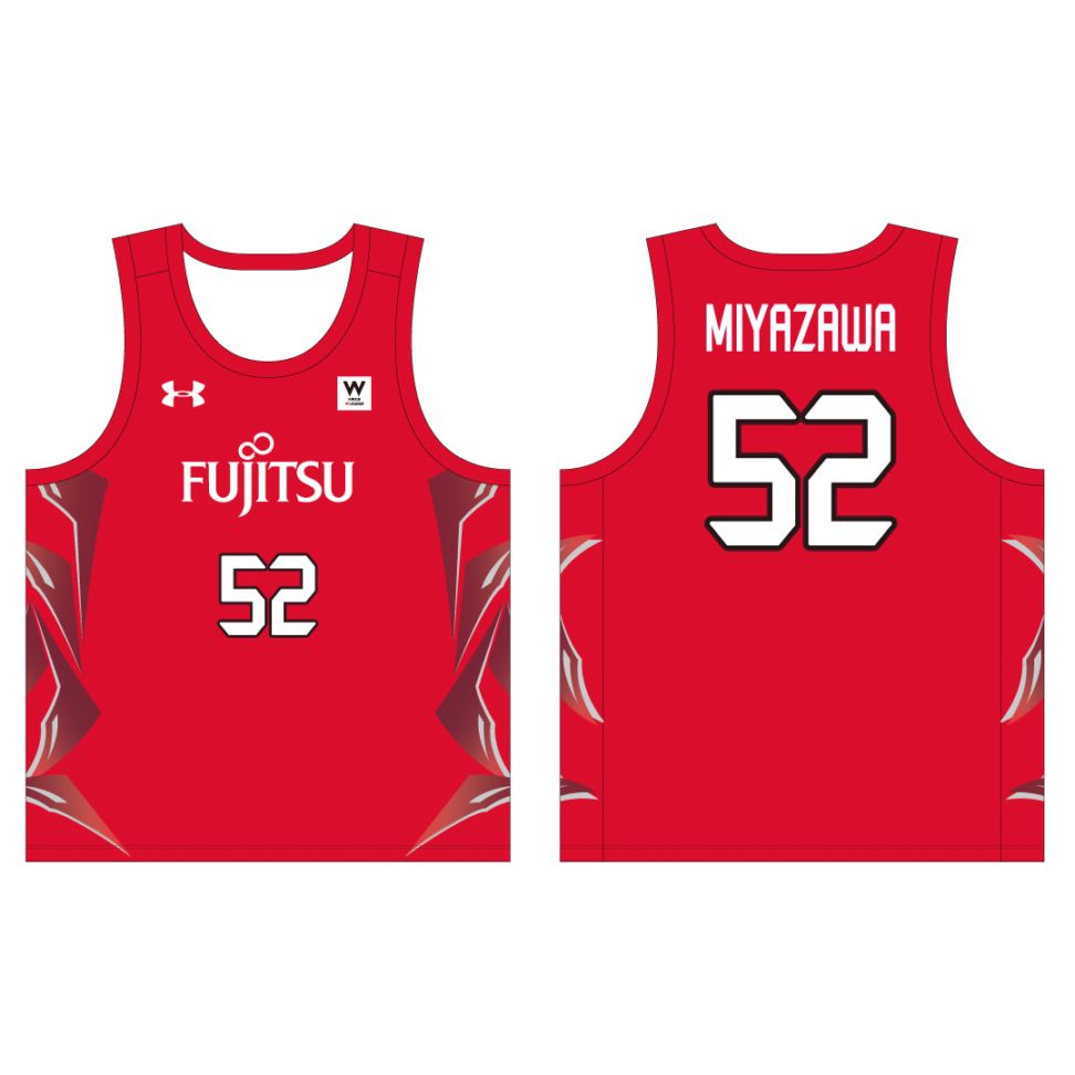 富士通レッドウェーブ UAレプリカユニフォーム