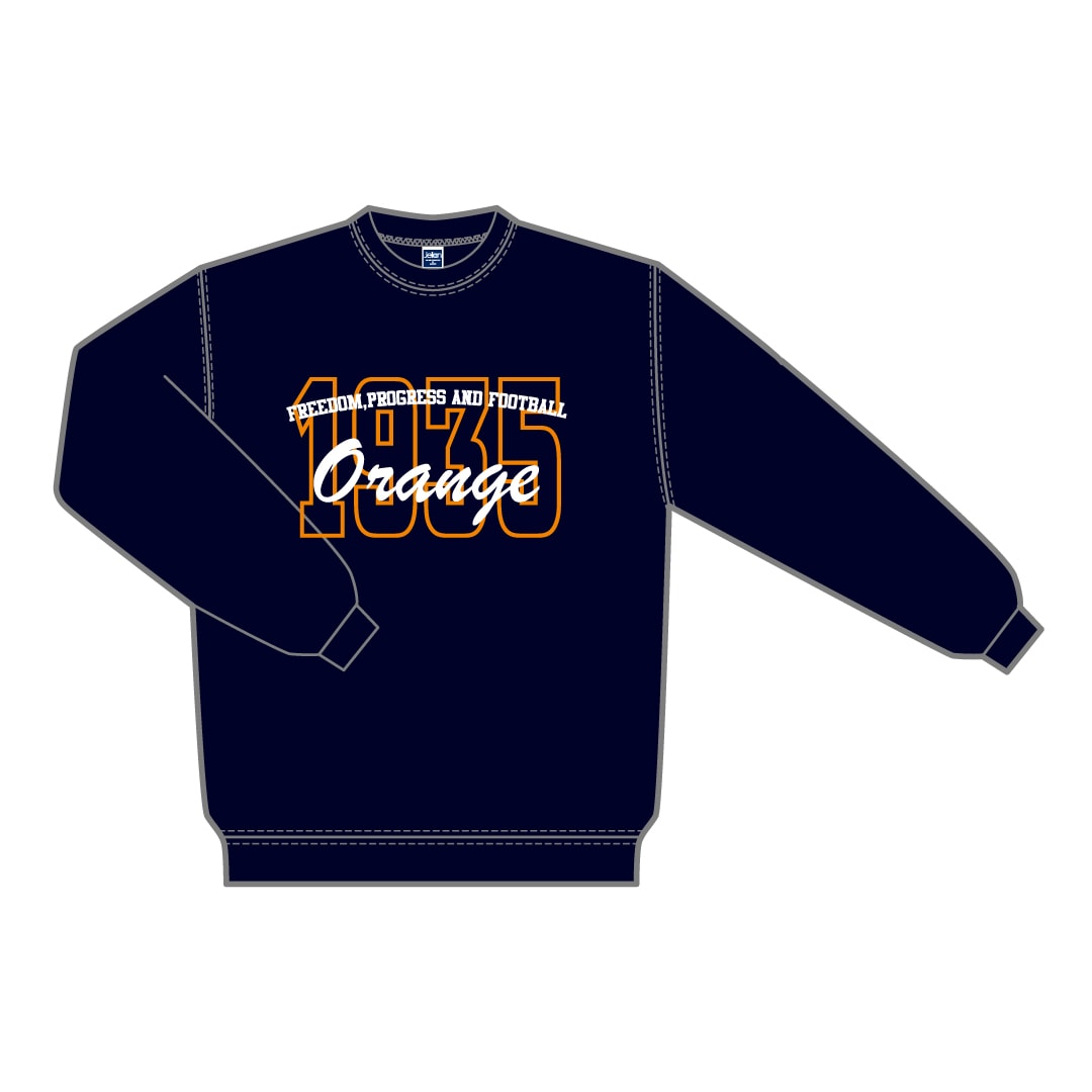 法政大学オレンジ ネイビースウェット