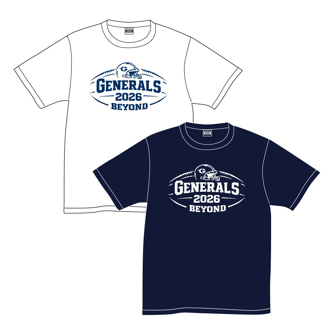 学習院大学ジェネラルズ 2026スローガンドライTシャツ