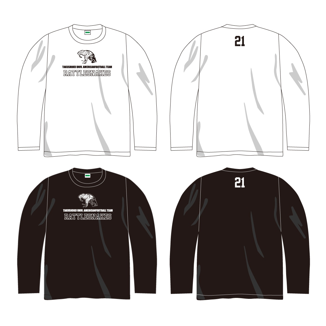 拓殖大学ラトルスネイクス ドライロングスリーブTシャツ ※オプション