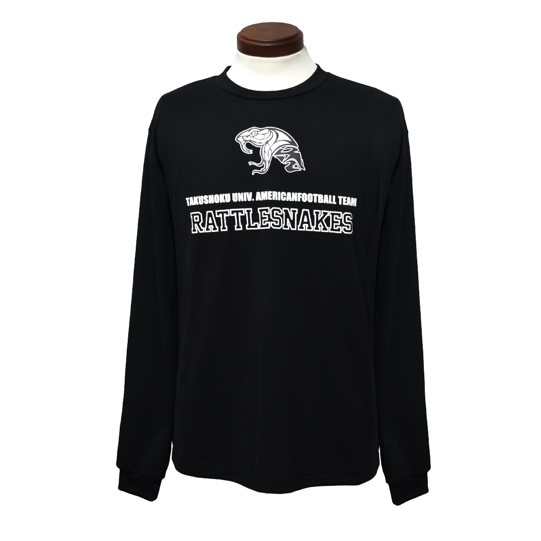 拓殖大学バスケ　ロンT 拓殖大学ラトルスネイクス ドライロングスリーブTシャツ ※オプション