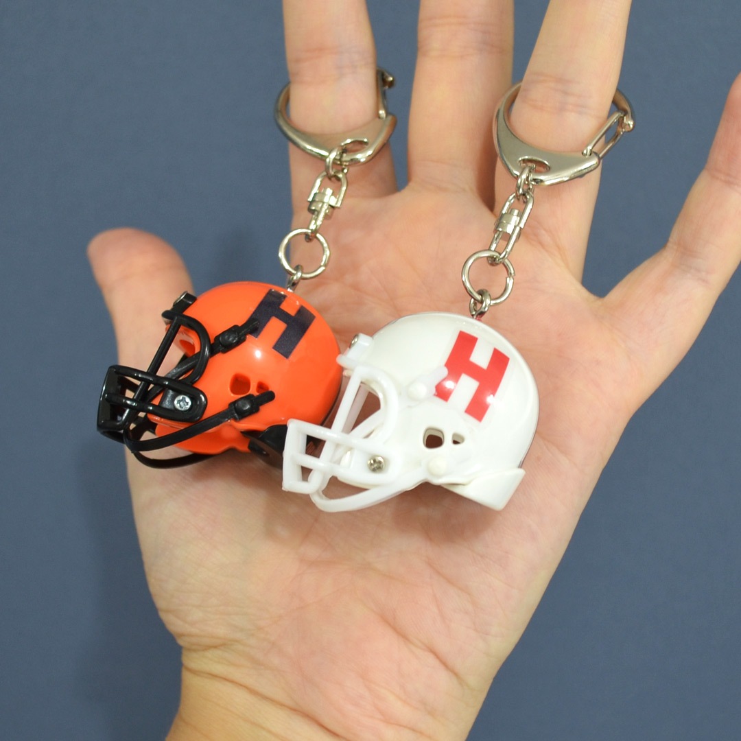 法政大学オレンジ ヘルメットキーホルダー