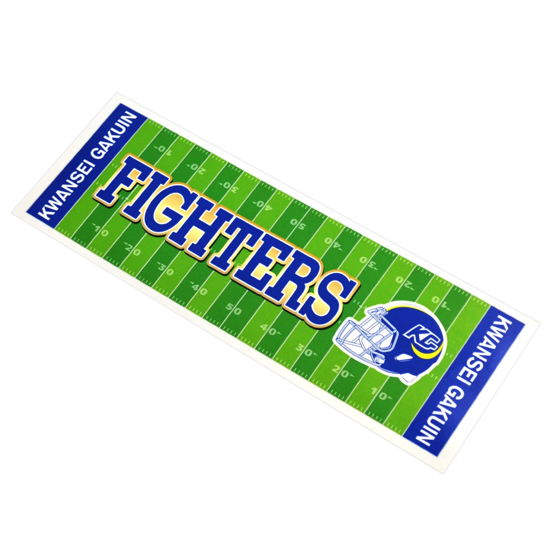 【バラ売り可】関西学院大学ファイターズ　ヘルメットステッカー　4枚組　アメフト バラ売り可】関西学院大学ファイターズヘルメットステッカー4枚組アメフト