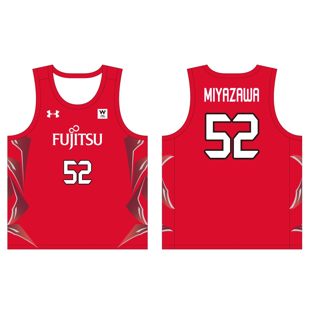 富士通レッドウェーブ UAレプリカユニフォーム