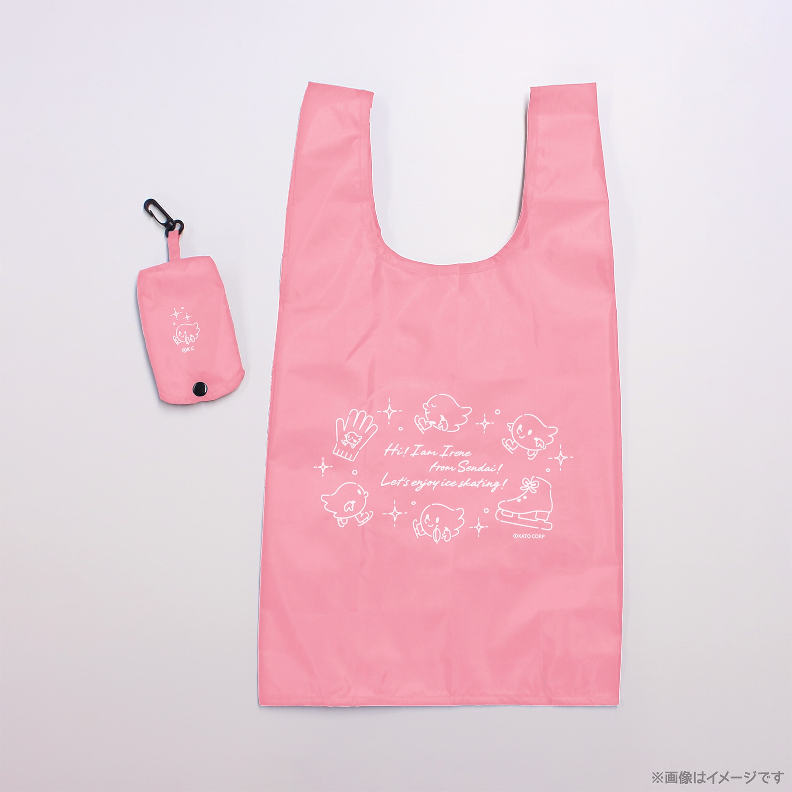 ݡĤХåʥԥx Irene Eco bag pink&white