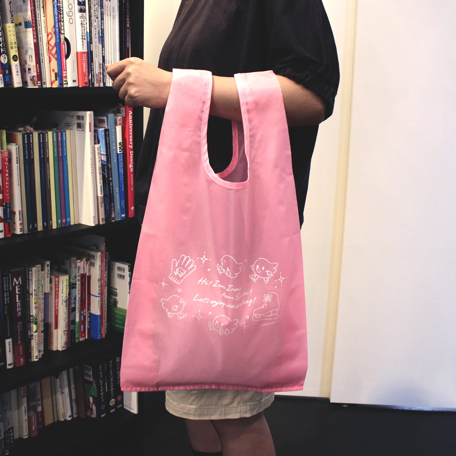 ݡĤХåʥԥx Irene Eco bag pink&white