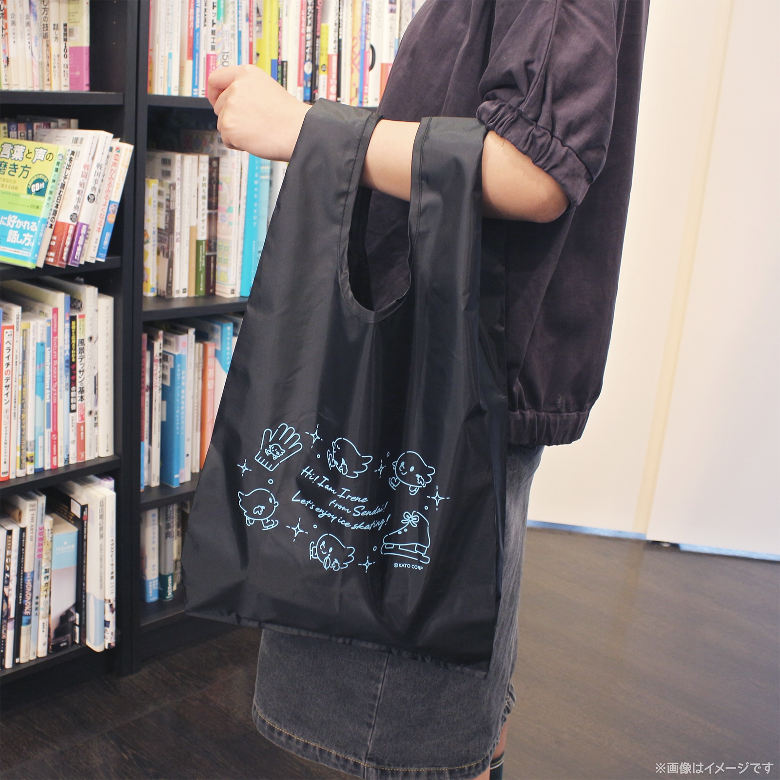 ݡĤХåʹxġ Irene Eco bag black&blue