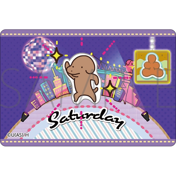 貼りまわれ！こいぬ　ステッカー Saturday