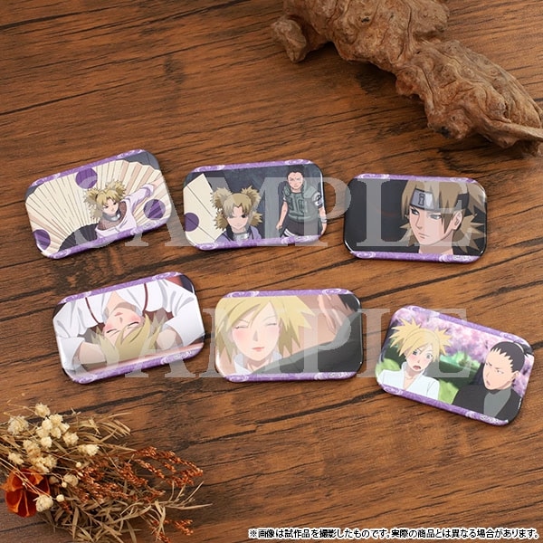 NARUTO-ナルト- 疾風伝 スクエアバッジコレクション TEMARI2024【BOX