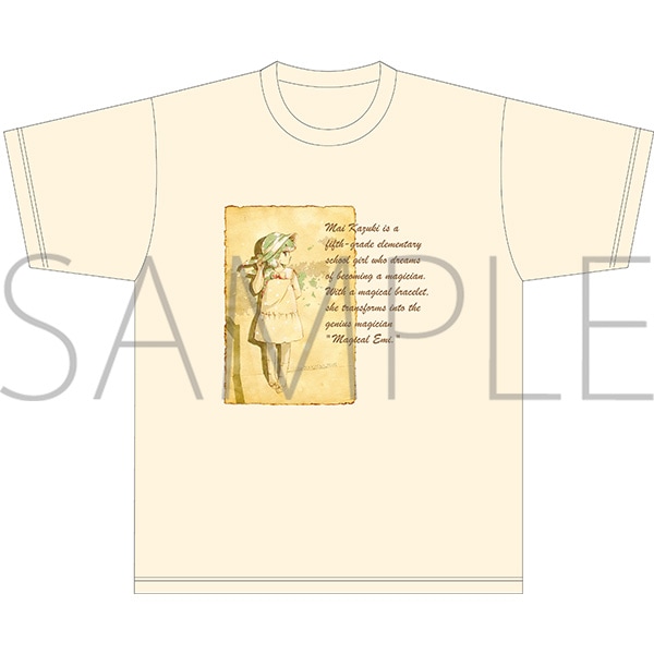 魔法のスターマジカルエミ Tシャツ sepia