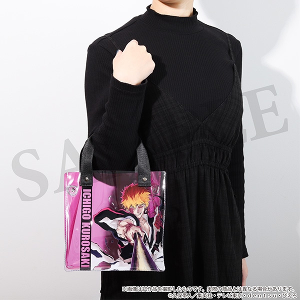 BLEACH 千年血戦篇 クリアバッグ 黒崎一護 CALL YOUR NAME VISUAL