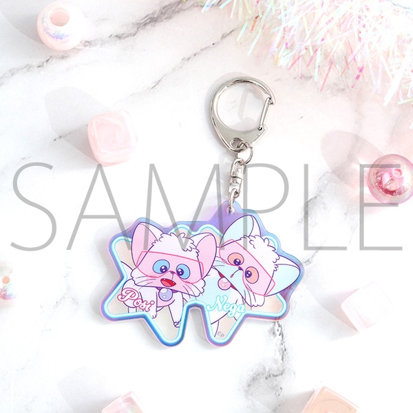 魔法の天使クリィミーマミ オーロラアクリルキーホルダー ネガ＆ポジ