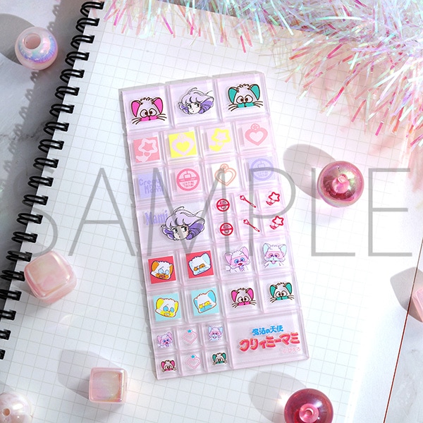 ミライグリッシュ 美品 公式購入品 シール未使用 箱付き 魔法の天使クリィミーマミ タイルシール pink | グッズ 通販