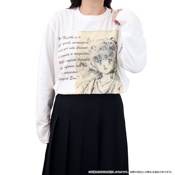 魔法のスターマジカルエミ ロングスリーブTシャツ sepia | グッズ 通販