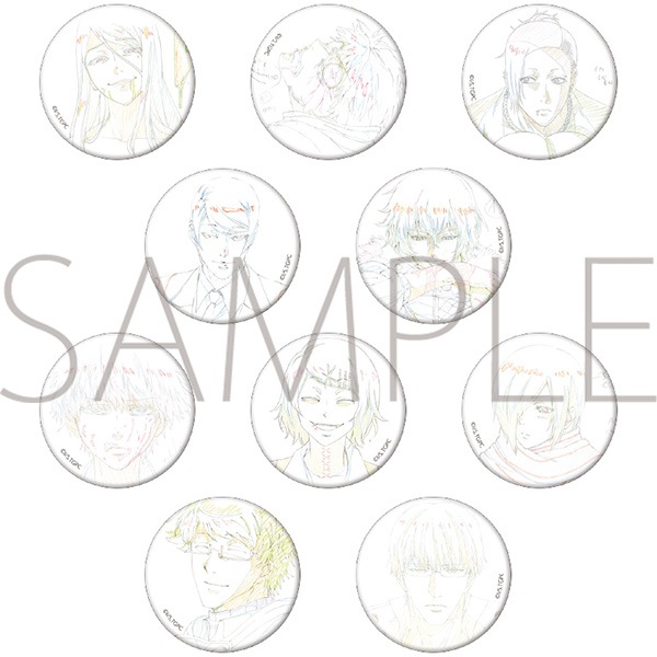 東京喰種/原画バッジコレクションvol.1 /4個セット 東京喰種トーキョーグール 原画バッジコレクション Vol.1【BOX