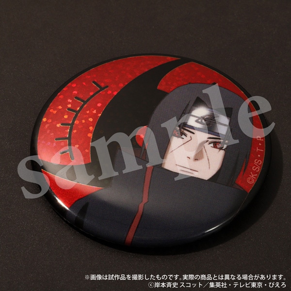 NARUTO-ナルト- 疾風伝 ホログラム缶バッジ入り巾着 うちはイタチ