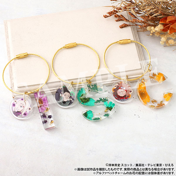 NARUTO－ナルト－ 疾風伝 フラワーアクリルキーチャーム 山中いの