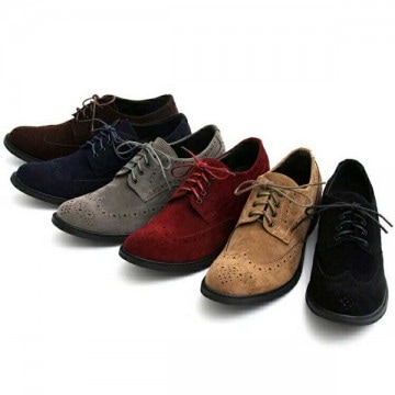 フェイクレザーウィングチップシューズ|シューズ|メンズ