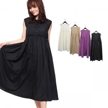 ローンギャザーワンピース|ワンピース・ドレス|レディース