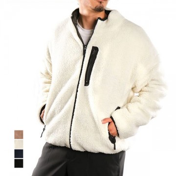 シープボアリバーシブルビッグジャケット|アウター|メンズ