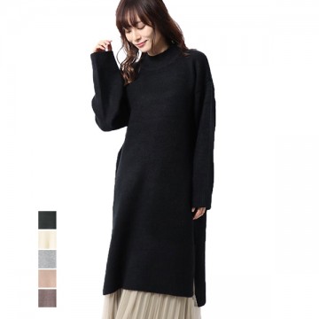 天竺編みニットワンピース|ワンピース・ドレス|レディース