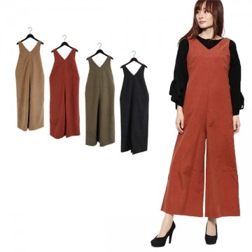 バックリボンオールインワン|ワンピース・ドレス|レディース