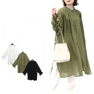 シフォン楊柳キャンディースリーブワンピース|ワンピース・ドレス|レディース