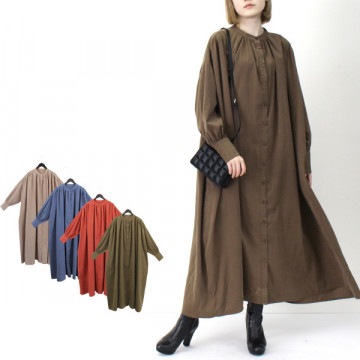 ギャザーワンピース|ワンピース・ドレス|レディース