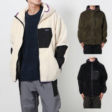 防風ボア切替ZIPパーカー|トップス|メンズ