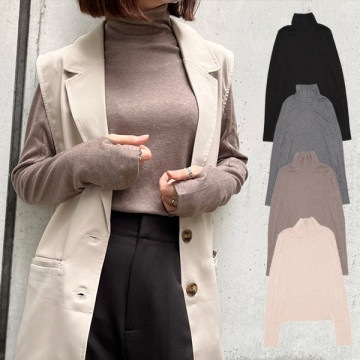 指ぬきハイネックトップス|トップス|レディース