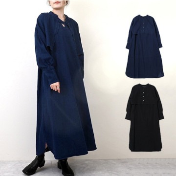 ストレッチデニム2WAYアンサンブルワンピース|ワンピース・ドレス|レディース