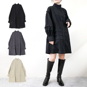 タックミニワンピース|ワンピース・ドレス|レディース