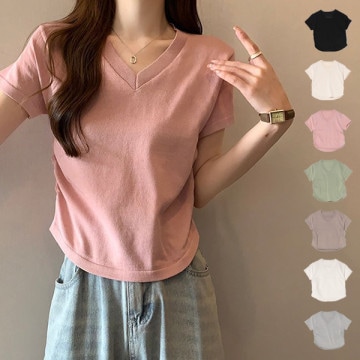 Vネックトップス|トップス|レディース