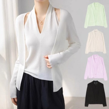 ホルターネックトップス＆カーディガンセット|トップス|レディース