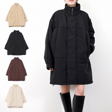 ファイユ中わたミリタリーコート|アウター|レディース