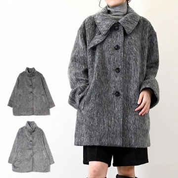 シャギー2WAYコート|アウター|レディース