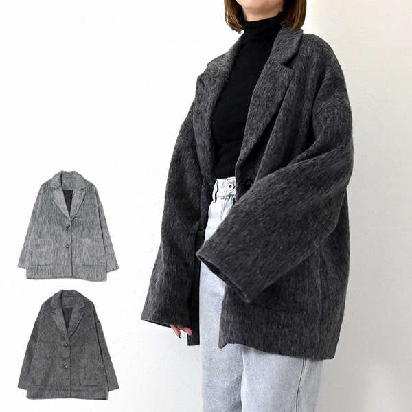 シャギーショートコート | レディース,アウター,コート - STYLEBLOCK