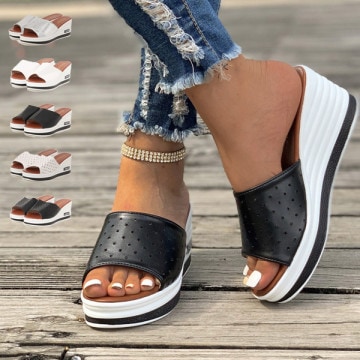 ウェッジソールサンダル|シューズ|レディース