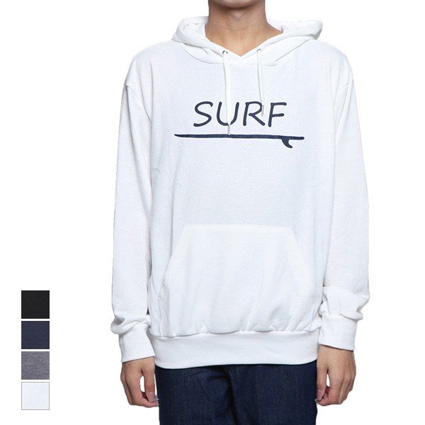 裏毛サーフロゴプリントプルパーカー メンズ トップス パーカー Styleblock スタイルブロック