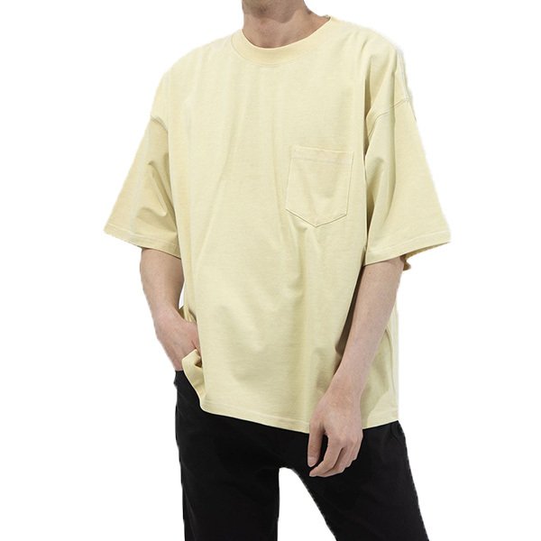 ビッグシルエットカラー配色ステッチTシャツ | メンズ,トップス