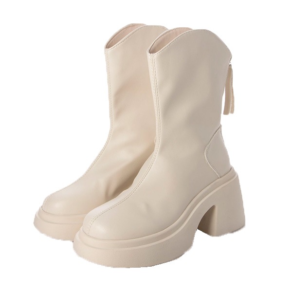 裏起毛太ヒールショートブーツ | レディース,シューズ,ブーツ