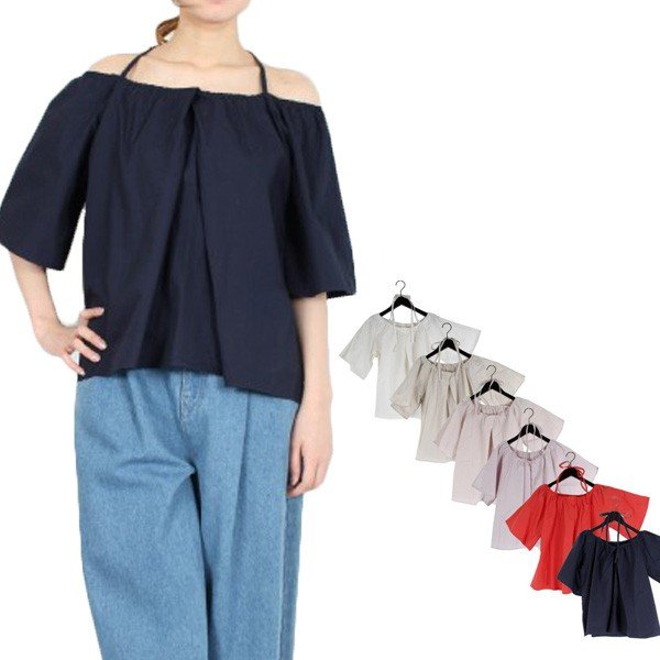 フレアオフショルダーブラウス レディース トップス シャツ ブラウス Styleblock スタイルブロック